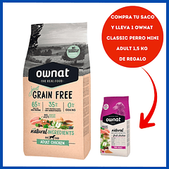 Ownat Just Grain Free Adult Chicken Dog 14 Kg