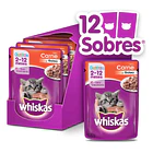 Alimento Húmedo Whiskas Gatito Carne Caja 12 U 85 Gr 2