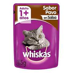 Alimento húmedo Whiskas Adult Pavo En Salsa 85 Gr