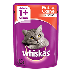 Alimento húmedo Whiskas Carne 1+ 85 Gr