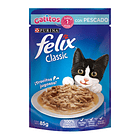 Pack 15 Pouch Felix  Gatitos Sabor Pescado 85 Gr 2