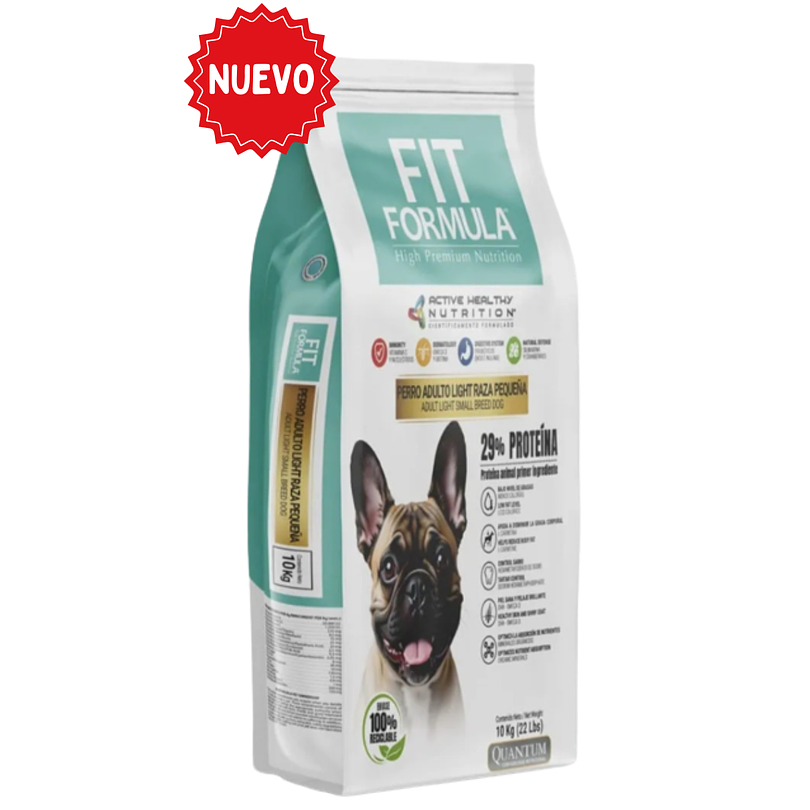 Fit Formula Adulto Light Raza Pequeña 10 Kg