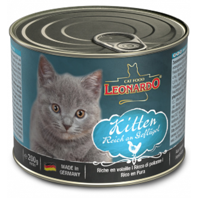 Pack 6 Latas Leonardo Kitten 200 Gr 2