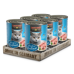 Pack 6 Latas Leonardo Qs Pescado 400 Gr