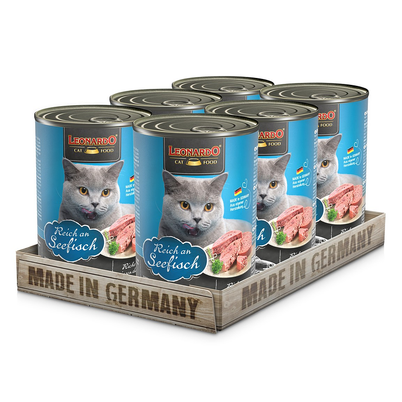 Pack 6 Latas Leonardo Qs Pescado 400 Gr 1