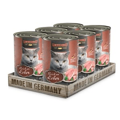 Pack 6 Latas Leonardo Qs Higado 400 Gr