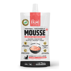 Ikai Mousse De Cangrejo Cuidado Digestivo Para Gato 60 Gr