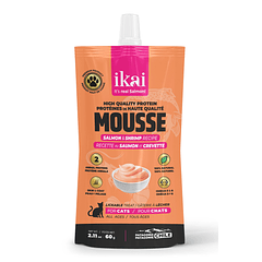 Ikai Mousse De Salmón & Camaron para Gato 60 Gr