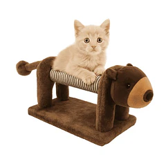 Rascador Para Gatito Diseño Oso