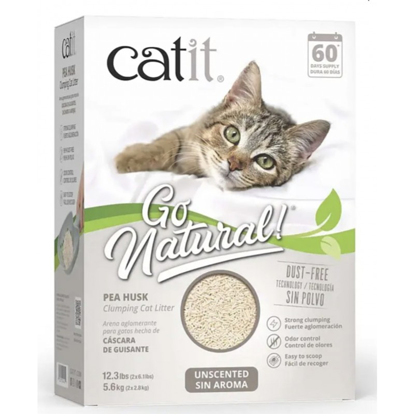 Catit Go Natural Arena Biodegradable Natural 5.6 Kg 1