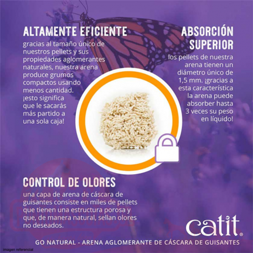 Catit Go Natural Arena Biodegradable Natural 5.6 Kg 2