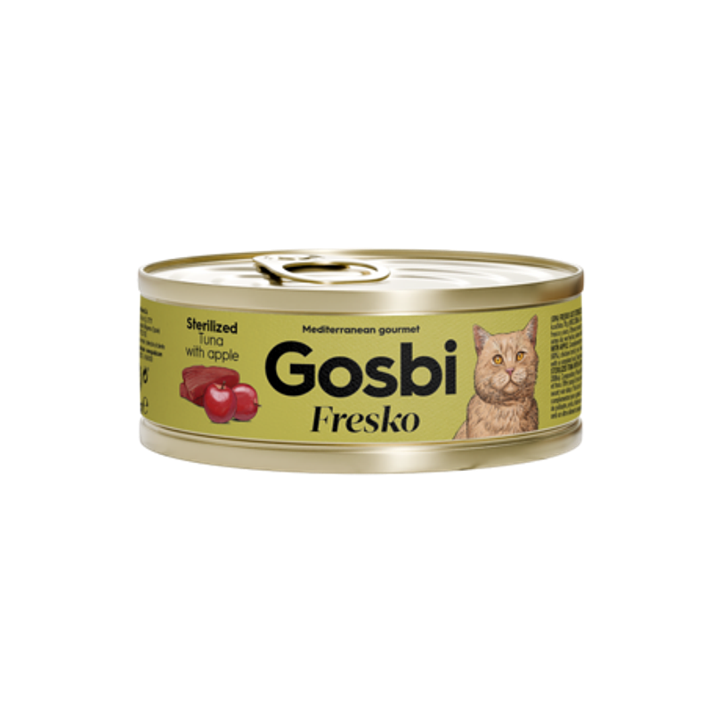 Gosbi Lata Fresko Cat Sterilized Tuna With Apple 70 Gr