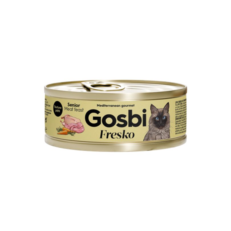 Gosbi Lata Fresko Cat Senior Meat Feast 70 Gr