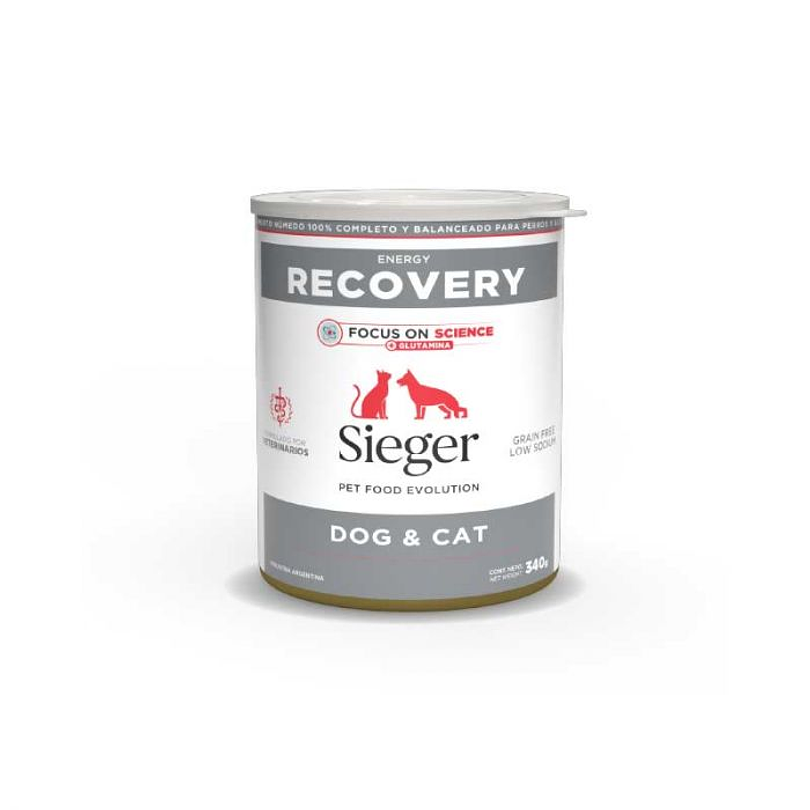 Sieger Lata Recovery Para Perros y Gatos 340 Gr 2