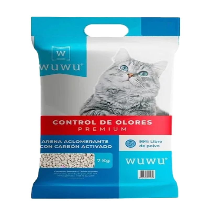 Wuwu Arena Tradicional Con Carbon 20 Kg