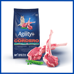 Agility + Perro Adulto Cordero 15 Kg 