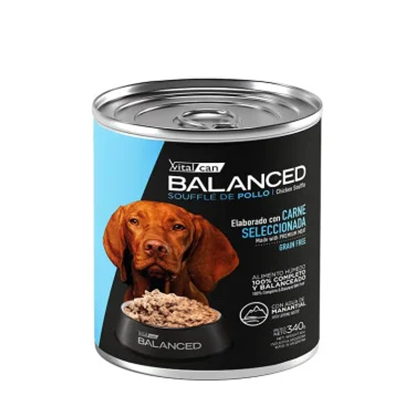 Balanced Lata Perro Adulto Cordero 340 Gr