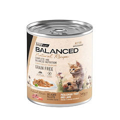 Natural Recipe Lata Filetes Trucha Y Cordero Kitten 340 Gr