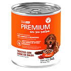 Pack 12 Latas Premium Cachorro En Su Salsa Trocitos De Carne 340 Gr 2