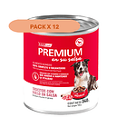 Pack 12 Latas Premium Perro Adulto En Su Salsa Trocitos De Pollo 340 Gr 1
