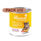 Pack 12 Latas Premium Kitten En Su Salsa Trocitos De Pollo 340 Gr 1