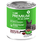 Pack 12 Latas Premium Gato Adulto En Su Salsa Trocitos De Higado 340 Gr 2