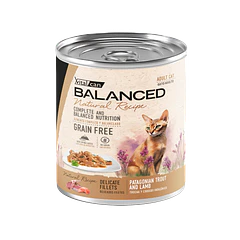 Natural Recipe Lata Filetes Trucha Y Cordero Gato Adulto 340 Gr