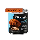 Pack 12 Latas Balanced Souffle Perro Adulto Cordero 340 Gr 2