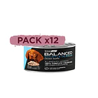 Pack 12 Latas Balanced Souffle Perro Adulto Pollo 85 Gr 2