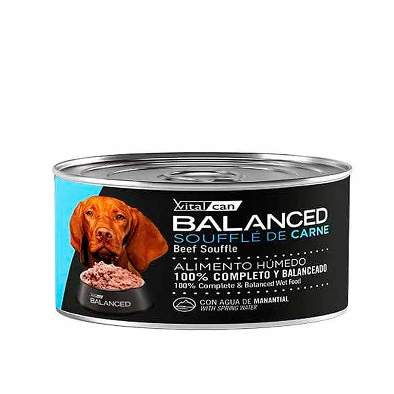 Balanced Souffle Lata Perro Adulto Carne 85 Gr
