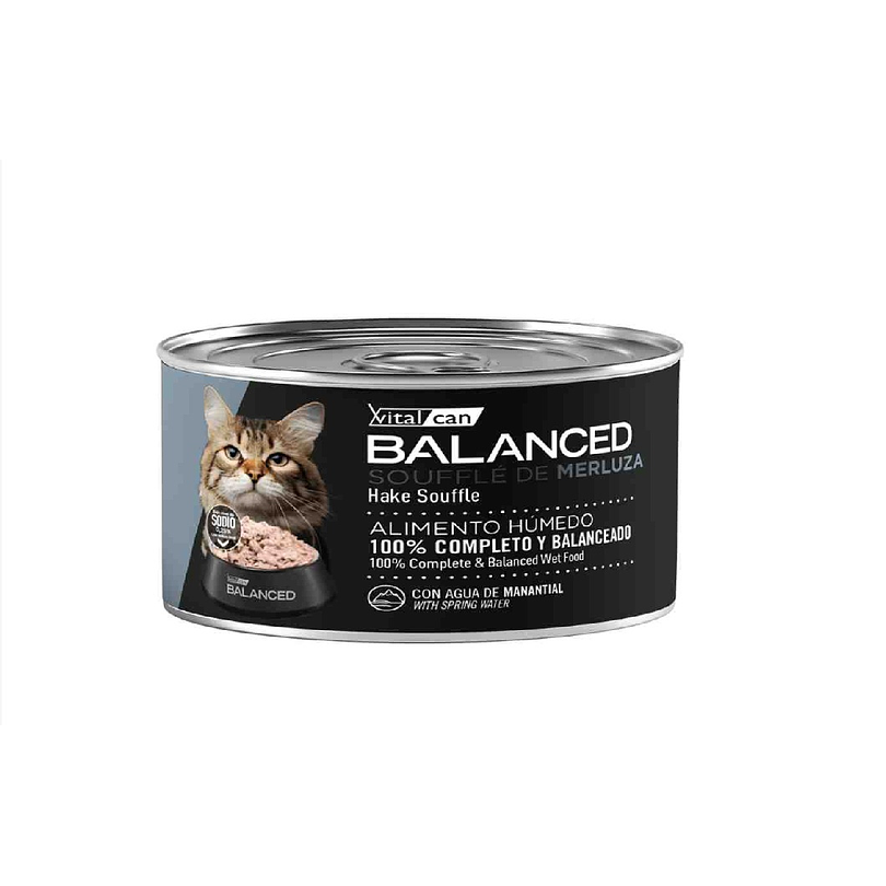Balanced Souffle Lata Gato Senior Merluza 85 Gr
