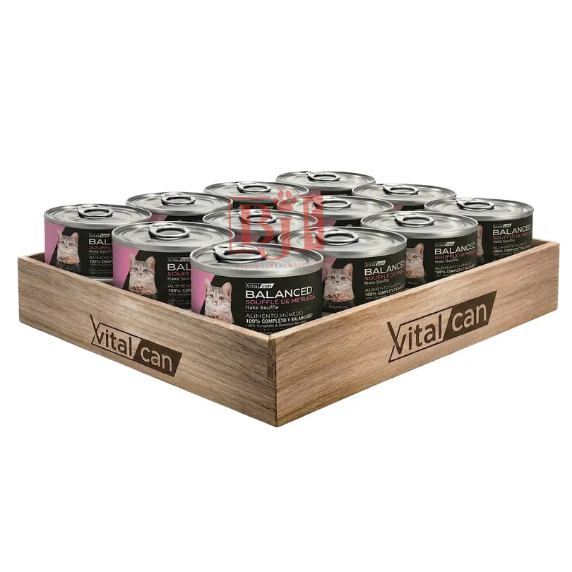 Pack 12 Latas Balanced Souffle Kitten  Merluza 85 Gr 1