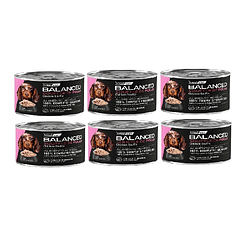 Pack 6 Latas Balanced Souffle Perro Cachorro Pollo 85 Gr