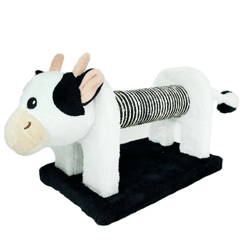 Rascador Para Gatito Diseño Vaquita