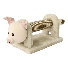 Rascador Para Gatito Diseño Cerdito