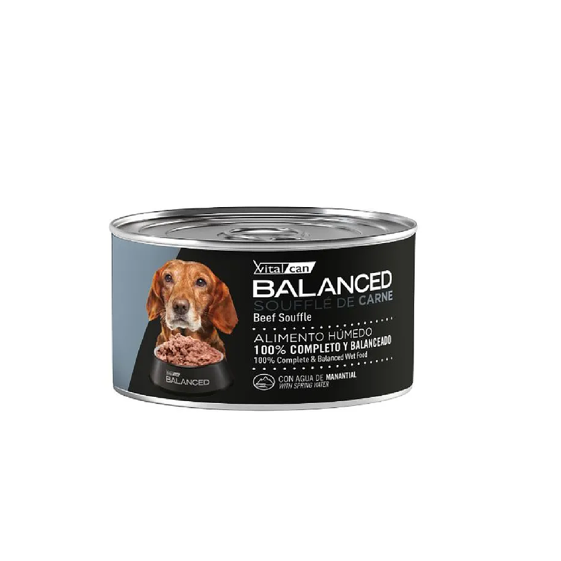Balanced Souffle Lata Perro Senior Carne 85 Gr