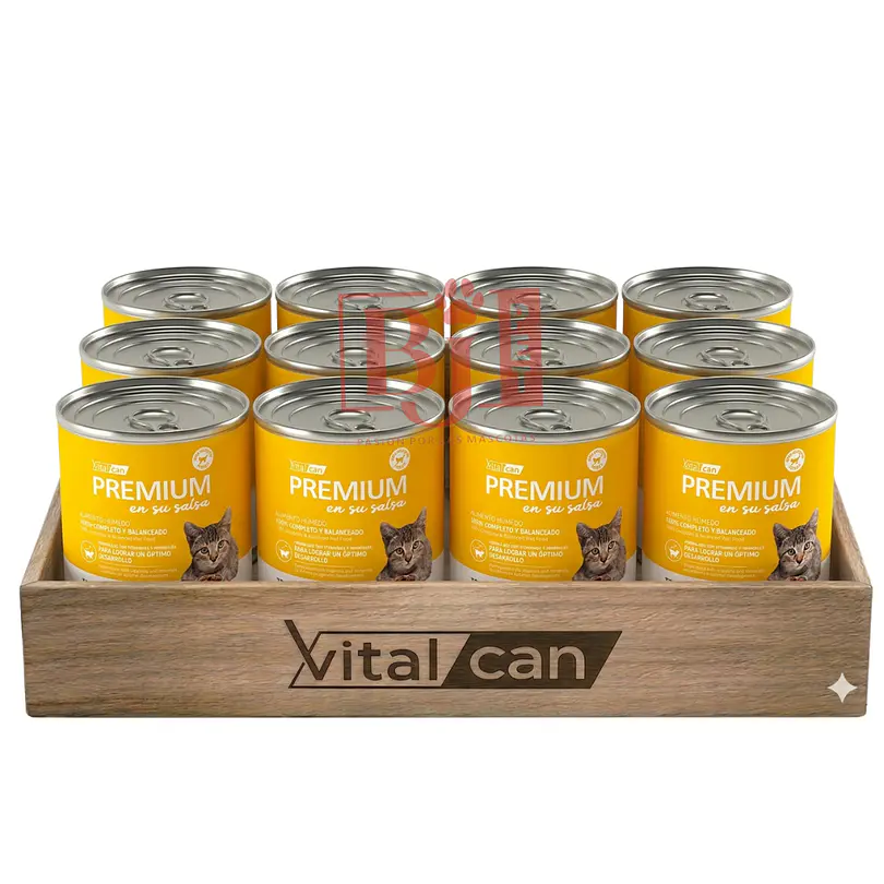 Pack 12 Latas Premium Kitten En Su Salsa Trocitos De Sardina 340 Gr 1