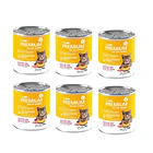 Pack 6 Latas Premium Kitten En Su Salsa Trocitos De Pollo 340 Gr 2