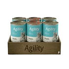 Pack 6 Latas Agility Gato Adulto Merluza 340 Gr 1