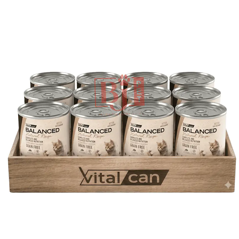 Pack 12 Latas Natural Recipe Filetes Trucha Y Cordero Kitten 340 Gr 1