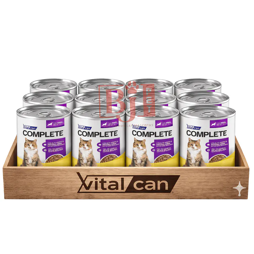 Pack 12 Latas Complete Trocitos En Salsa Higado Gato Adulto 340 Gr 1