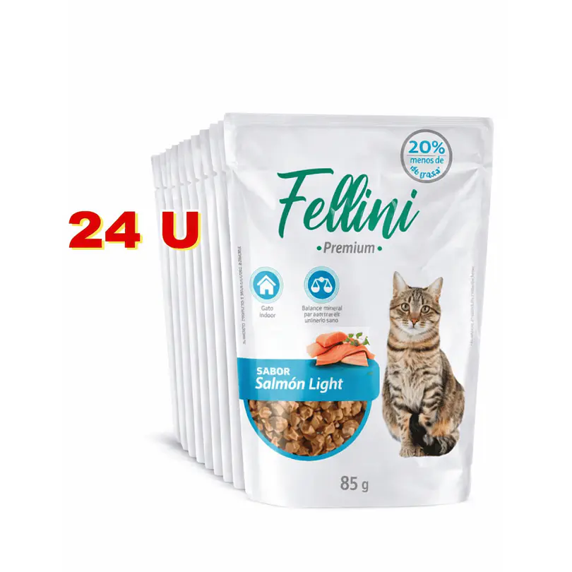 Pack Fellini Salmon Light 24 Pouch 1