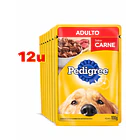 Alimento Húmedo Pedigree Adulto Carne 12 U 2