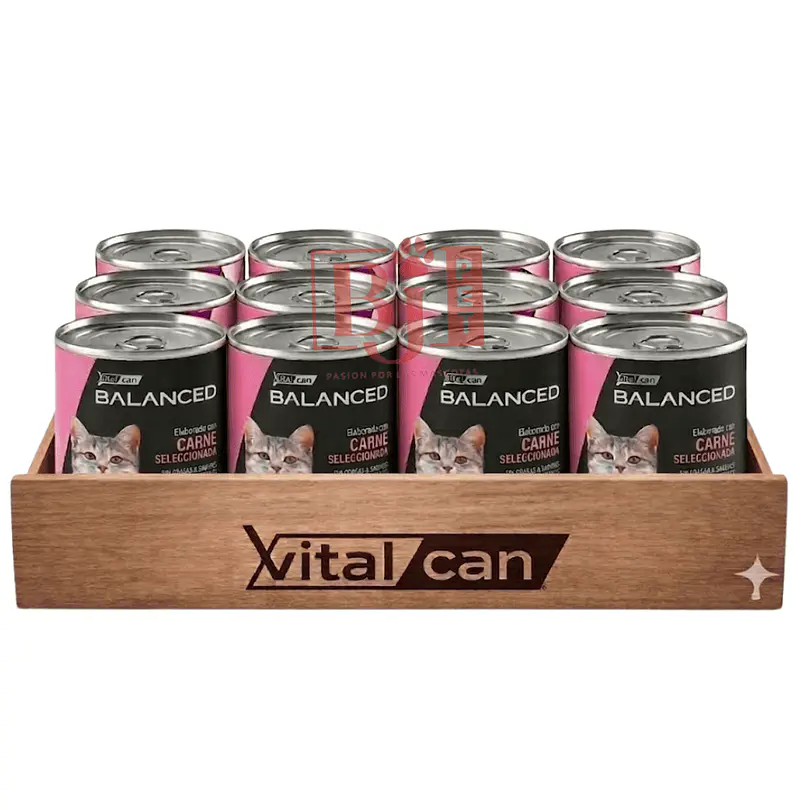 Pack 12 Latas Balanced Souffle Kitten Merluza 340 Gr 1