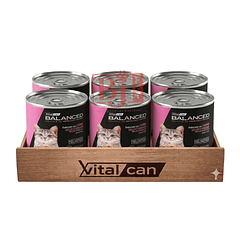 Pack 6 Latas Balanced Souffle Kitten Merluza 340 Gr