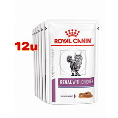 Royal Canin  Renal Chicken Feline 85 grs Pack 12 Und