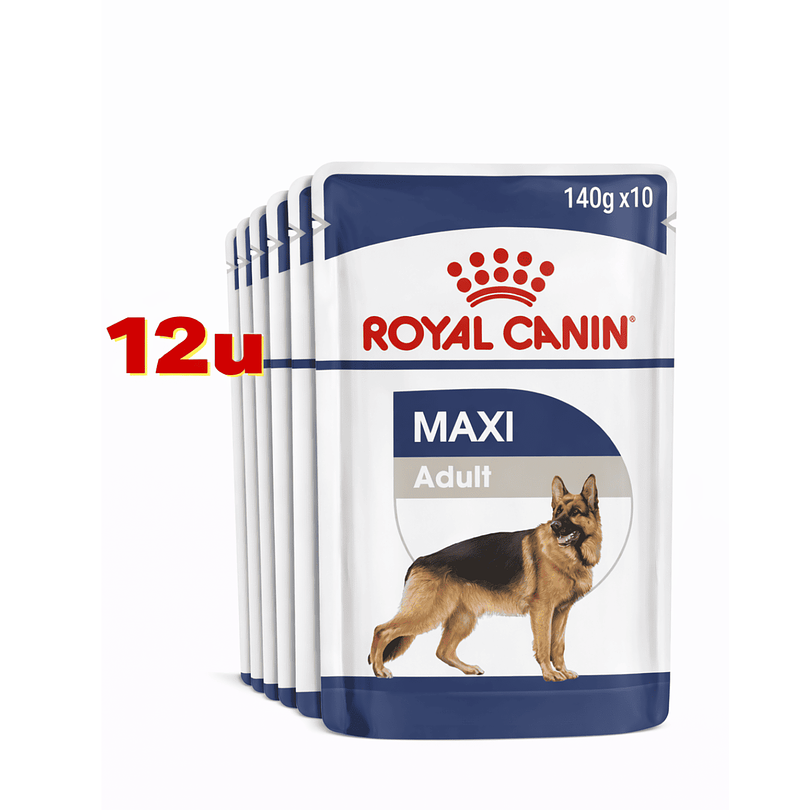 Royal Canin Maxi Adult Pouch 140 Gr Pack 10 Und