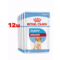 Royal Canin Medium Puppy Pouch 140 Gr Pack 10 Und
