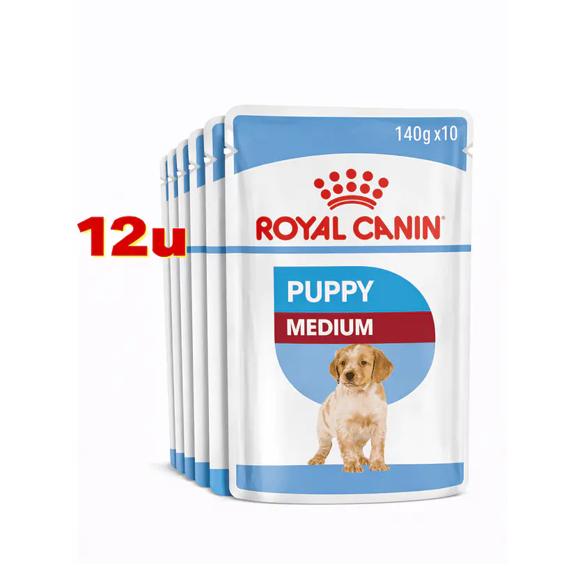 Royal Canin Medium Puppy Pouch 140 Gr Pack 10 Und 2