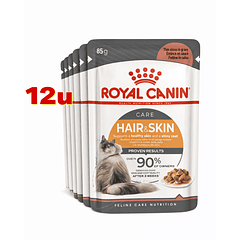 Royal Canin Care Hair & Skin 85 G Pack 12 Und